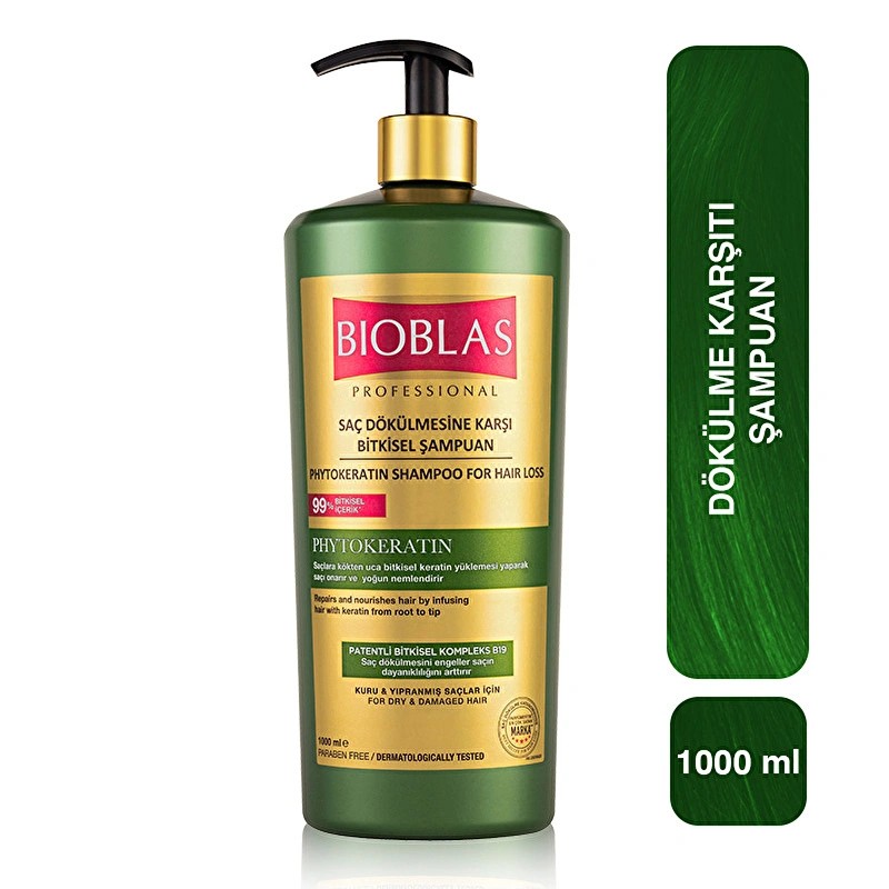 Bioblas Professional Onarıcı Phytokeratin Şampuanı 1000 ml