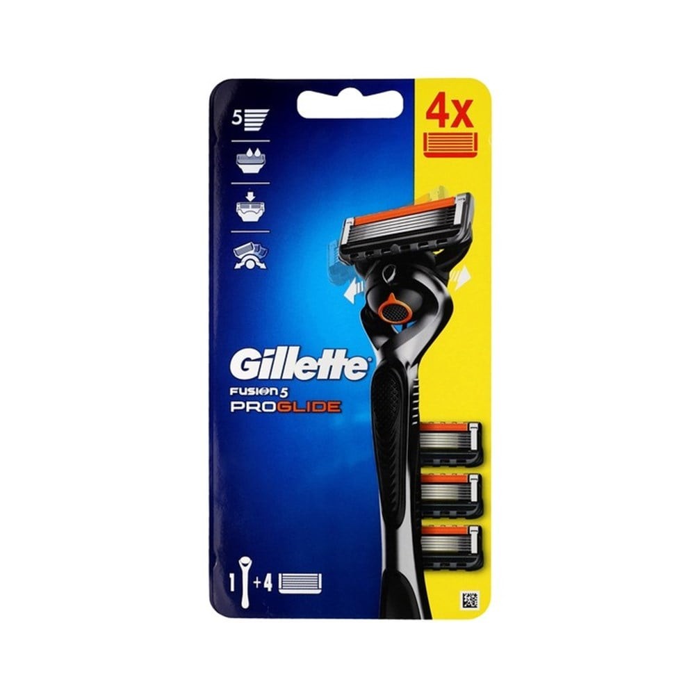 Gillette Fusion5 Proglide Flexball Tıraş Makinesi + 4 Yedek Tıraş Bıçağı