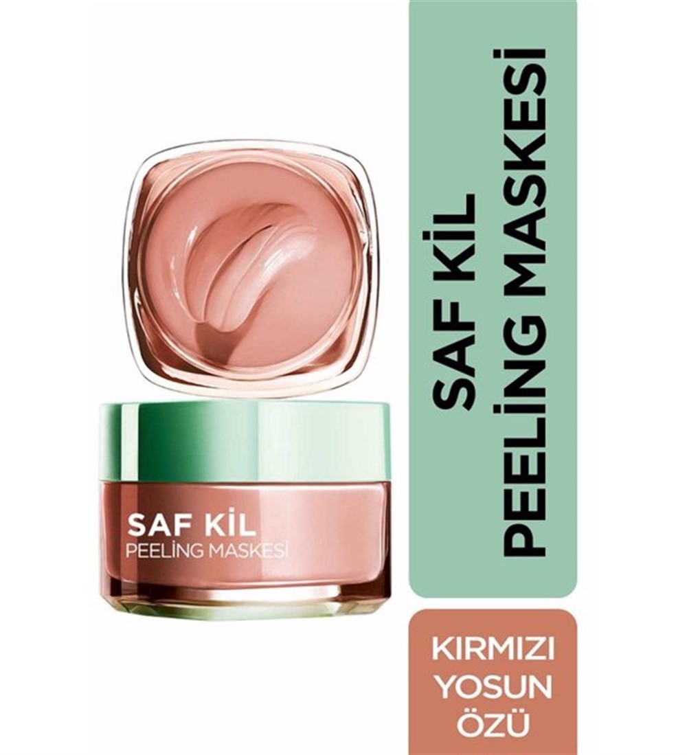 Loreal Paris Dermo Play Saf Kil Peeling Maskesi Kırmızı Yosun Özlü 50 ml