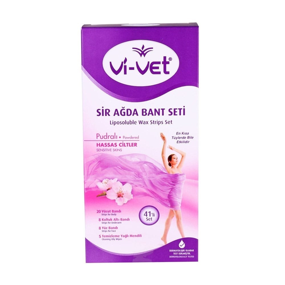 Vi-Vet Sir Ağda Bandı Pudralı 41li