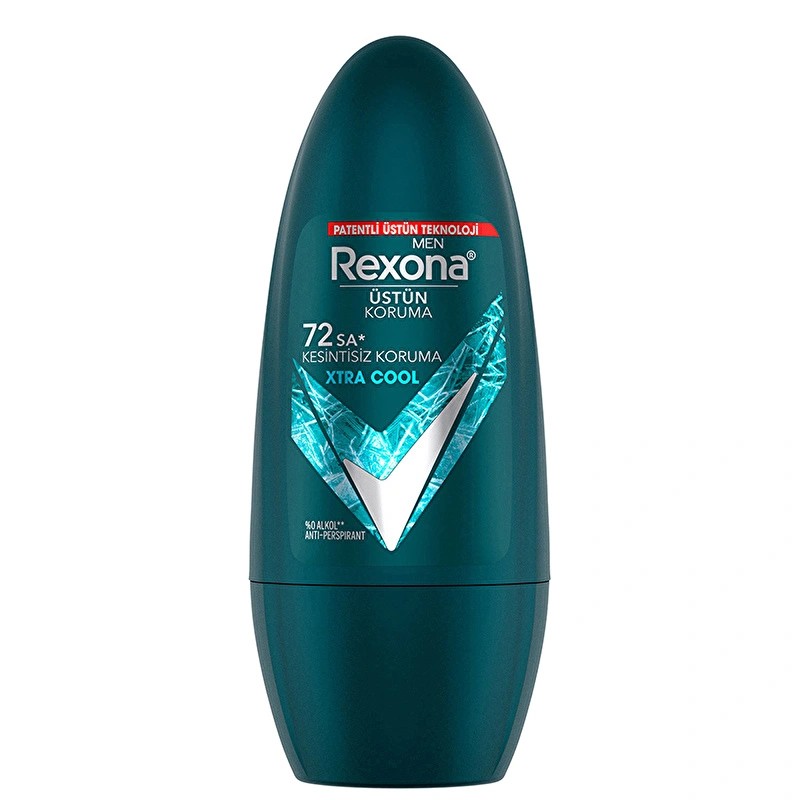 Rexona Üstün Koruma Erkek Roll On Deodorant Xtra Cool 72 Saat Kesintisiz Koruma 50 ml