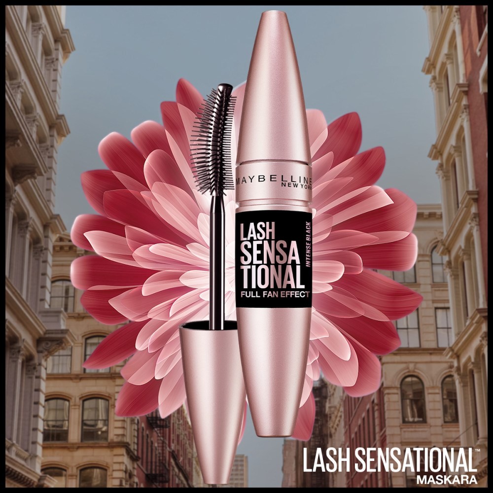 Maybelline New York Kıvrım ve Hacim Etkili Ekstra Siyah Maskara Lash Sensational Intense Black Mascara 04