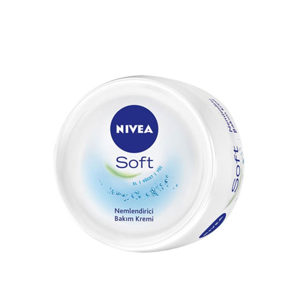 Nivea Nemlendirici Bakım Kremi - Soft El&amp;Vücut&amp;Yüz İçin Jojoba Ve E Vitamini İçerikli 100 ml