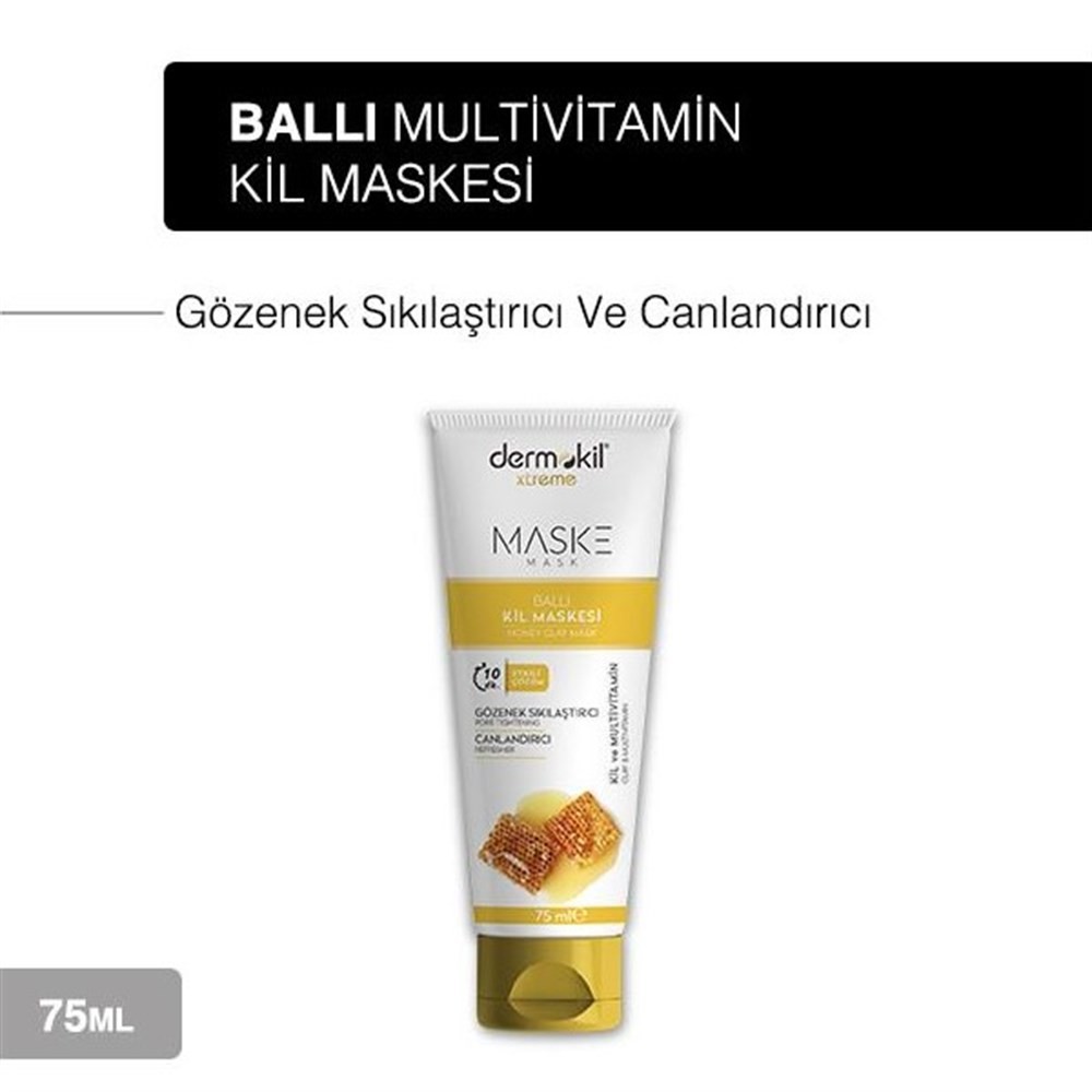 Dermokil Ballı Kil Maskesi 75 ml