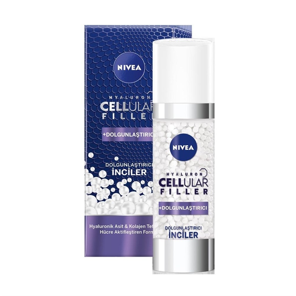 Nivea Cilt Serumu - Celluar Yaşlanma Karşıtı Cilt Dolgunlaştırıcı İnci Taneleri 30 ml