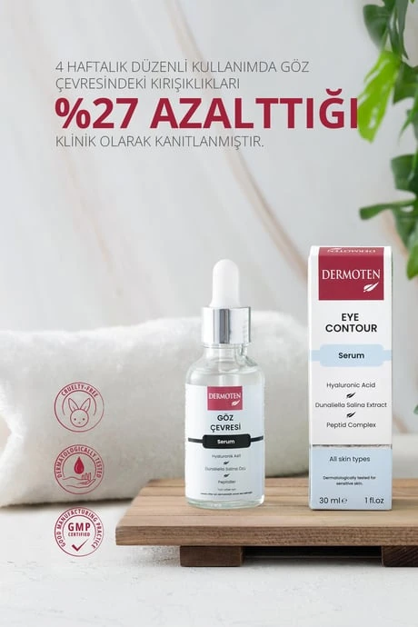 Dermoten Göz Bakım Serumu 30ml Hyaluronik Asit