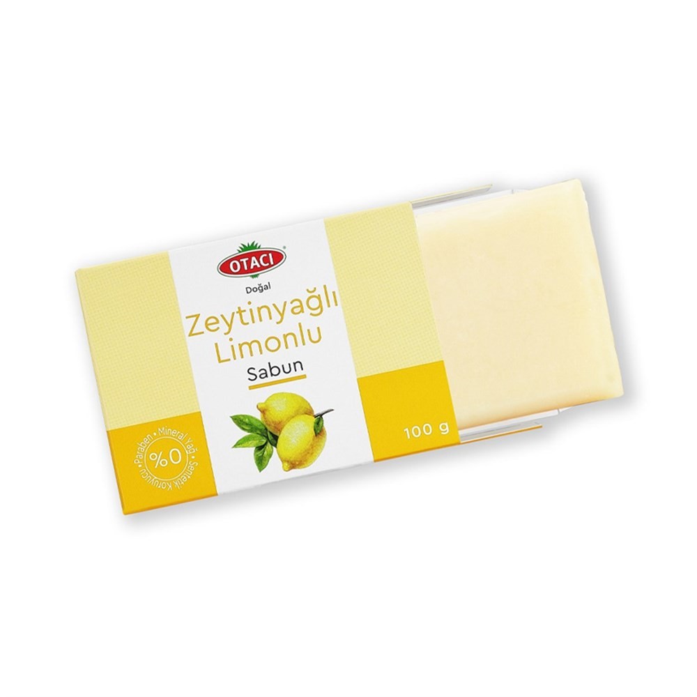 Otacı Doğal Sabun - Limonlu ve Zeytinyağı Özlü 100 gr