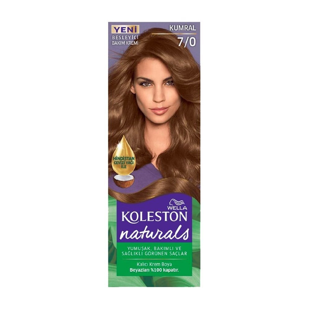 Koleston Naturals Kalıcı Krem Saç Boyası 7/0 Kumral