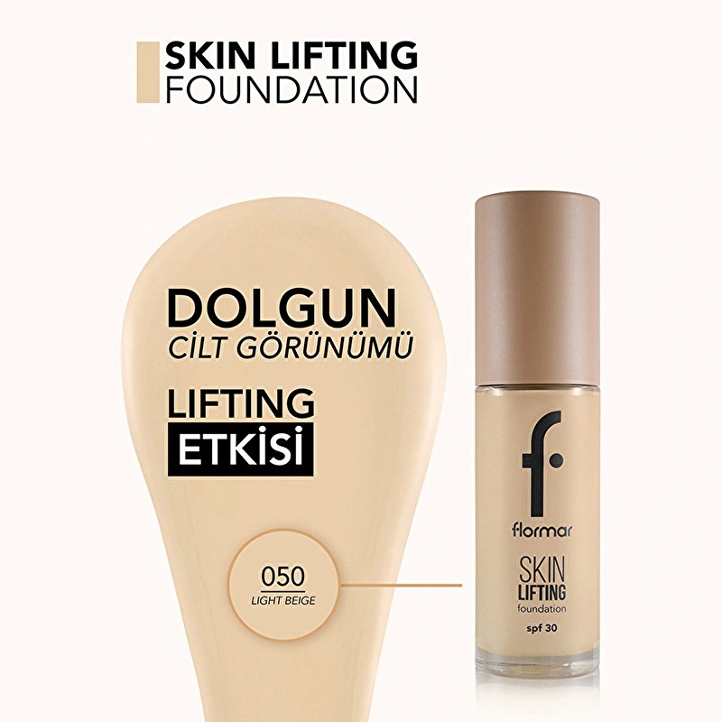 Flormar Lifting Foundation 050 Light Beige