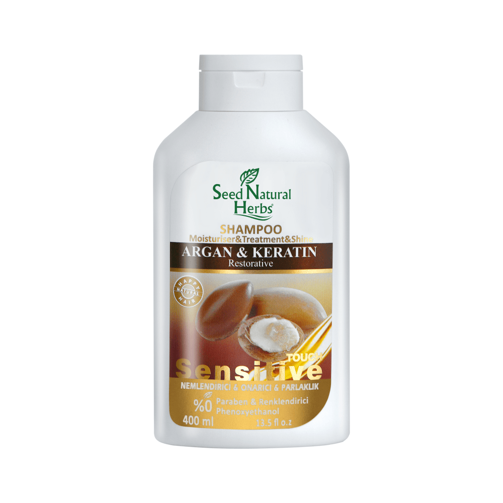 Seed Natural Herbs Argan &amp; Keratin Şampuan 400 ml