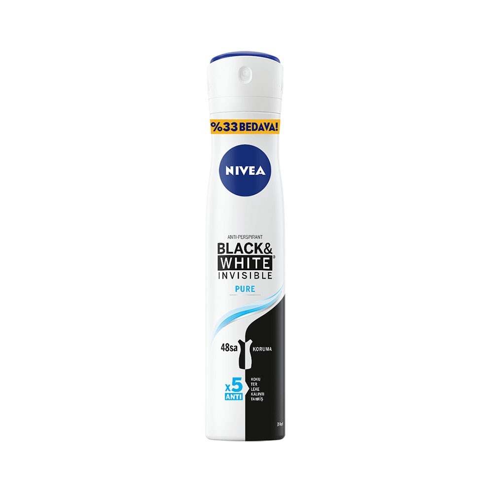 Nivea Kadın Deodorant Sprey B&W Pure 200 ml