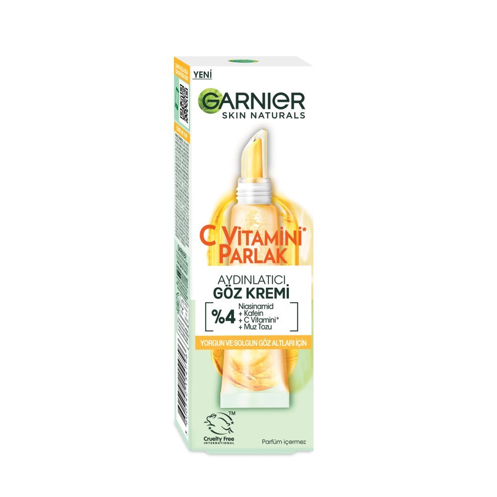 Garnier +C Vitamini Parlak Aydınlatıcı Göz Kremi 15 ml