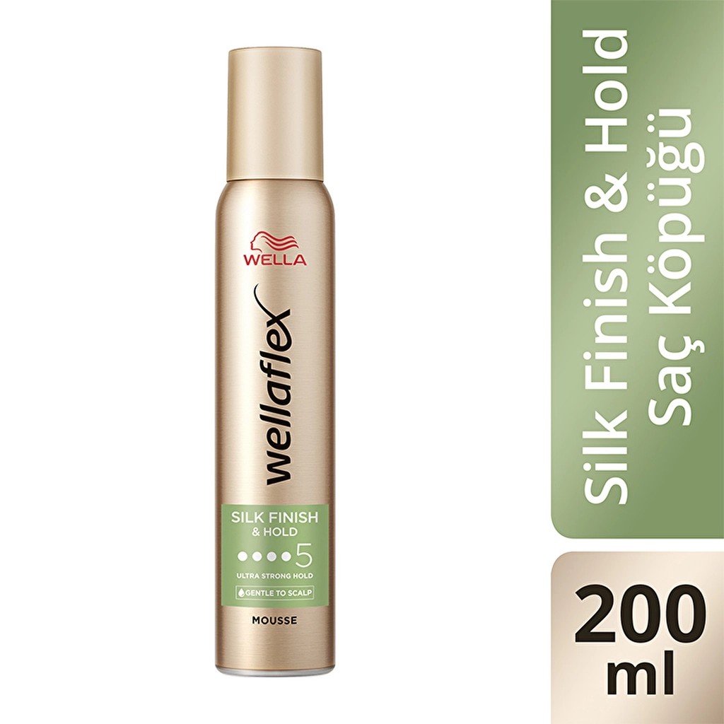 Wella Wellaflex Silk Finish & Hold İpeksi Bitiş ve Tutuş Sağlayan Saç Köpüğü Ultra Strong Hold 200 ml - 5/5 Hold