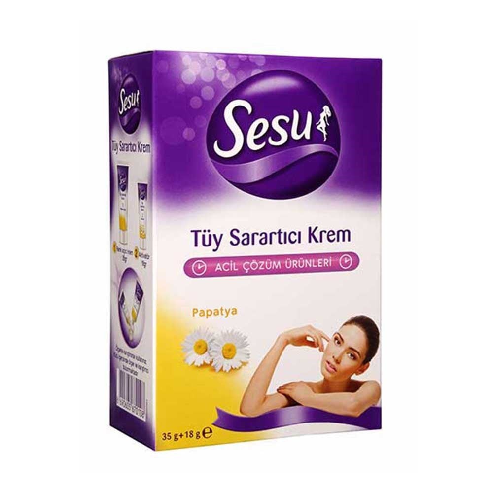 Sesu Tüy Sarartıcı Krem 35 gr + 18 gr