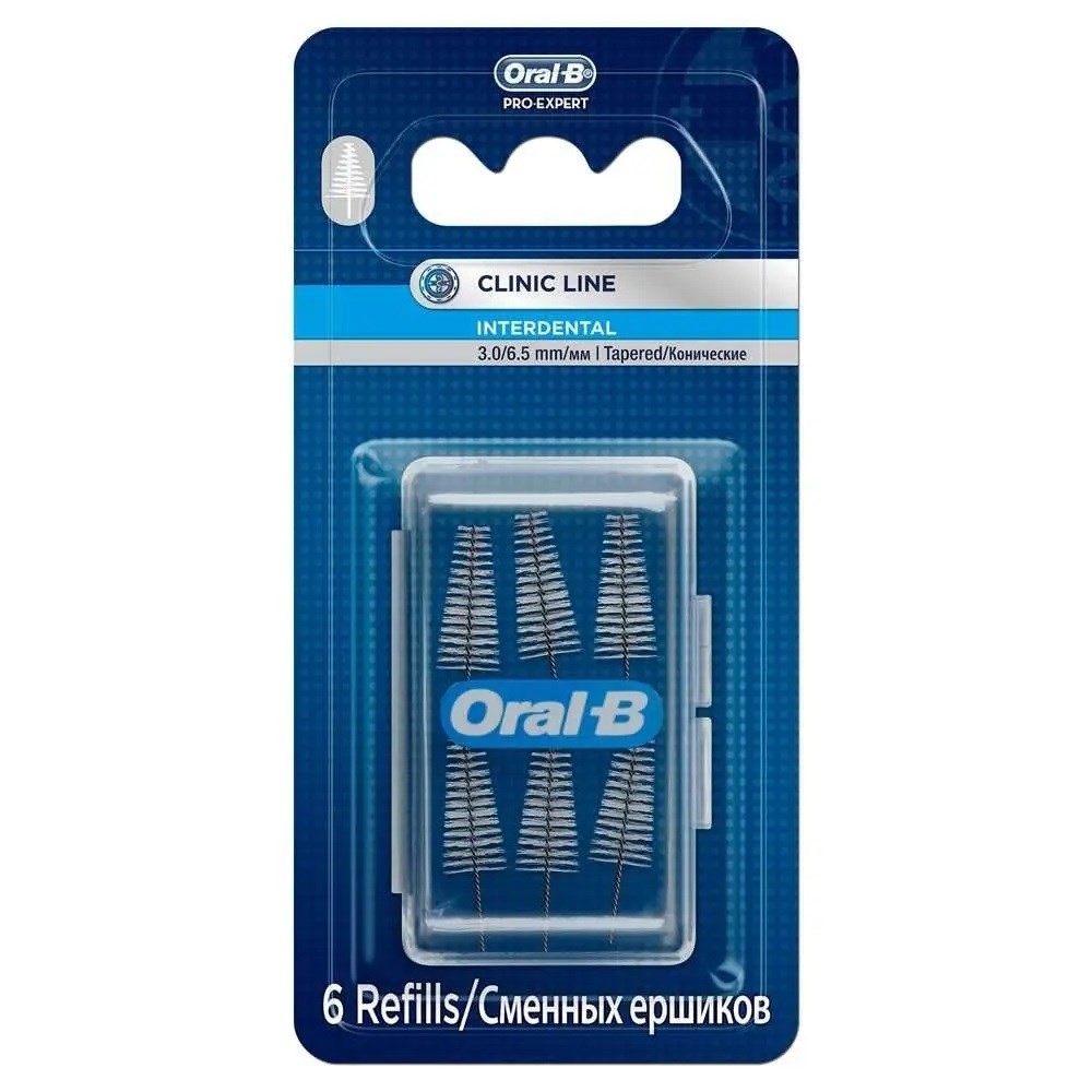 Oral B İnterdental Arayüz Fırça Yedeği Eğimli 6lı