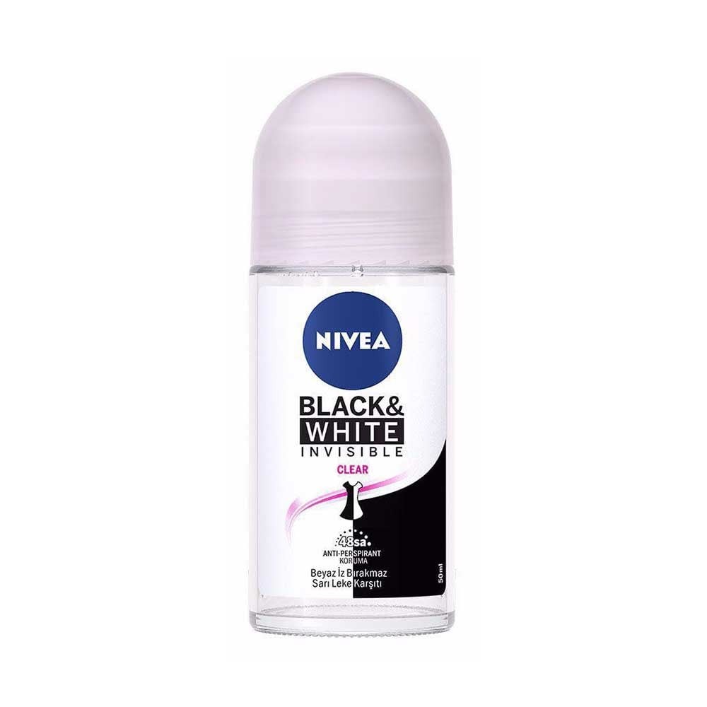 Nivea Kadın Roll-On Deodorant Invisible Black &amp; White Clear 50 ml