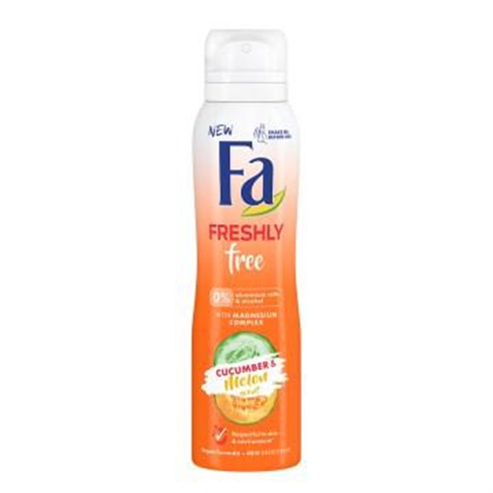 Fa Deodorant Freshly Free Cucumber &amp; Melon 150 ml