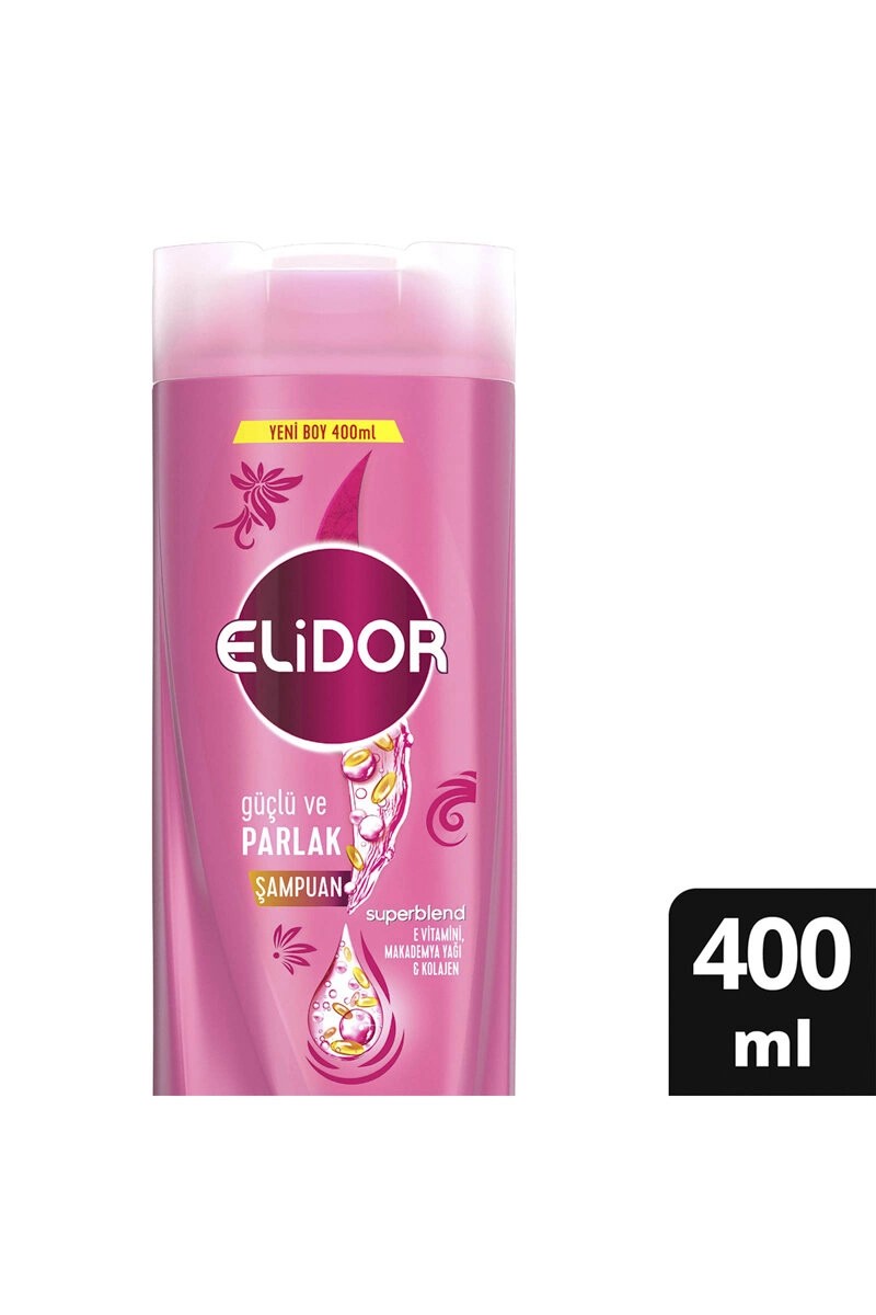 Elidor Şampuan Güçlü ve Parlak  400 ml