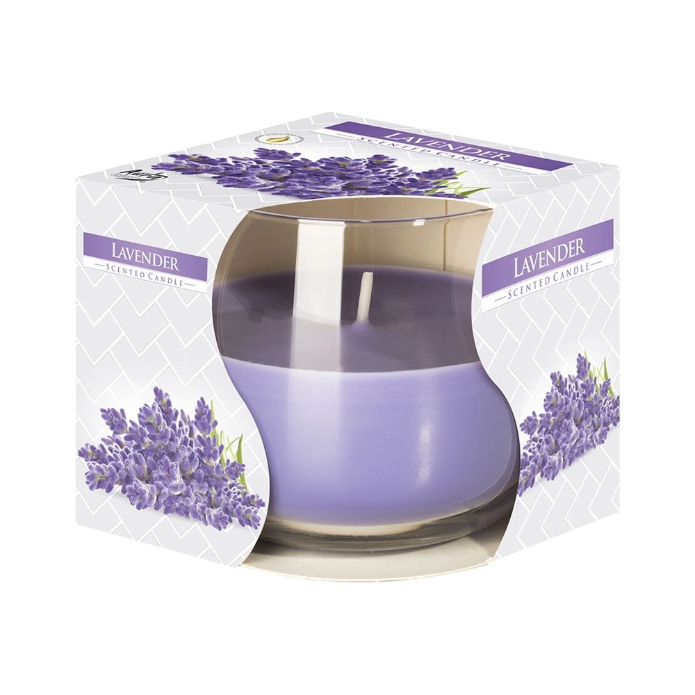 Bardak Mum Tekli Kutulu Lavender