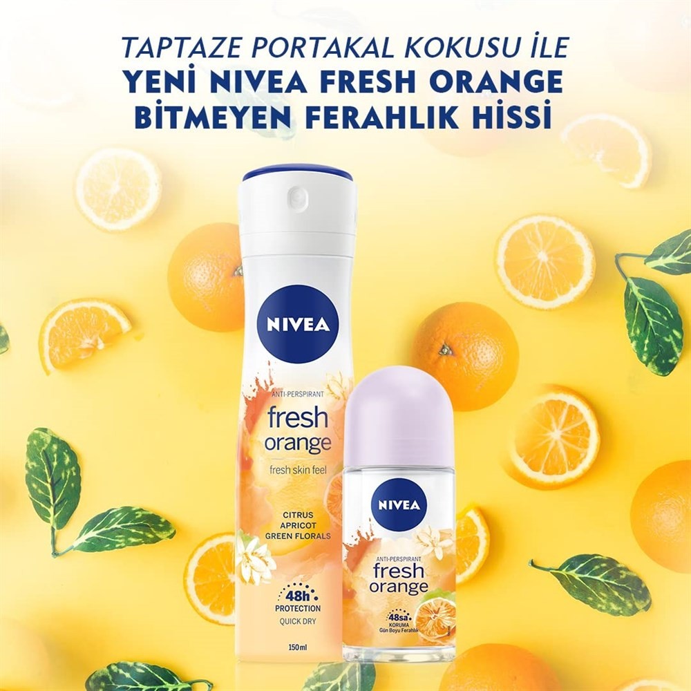 Nivea Kadın Deodorant Fresh Orange 150 ml