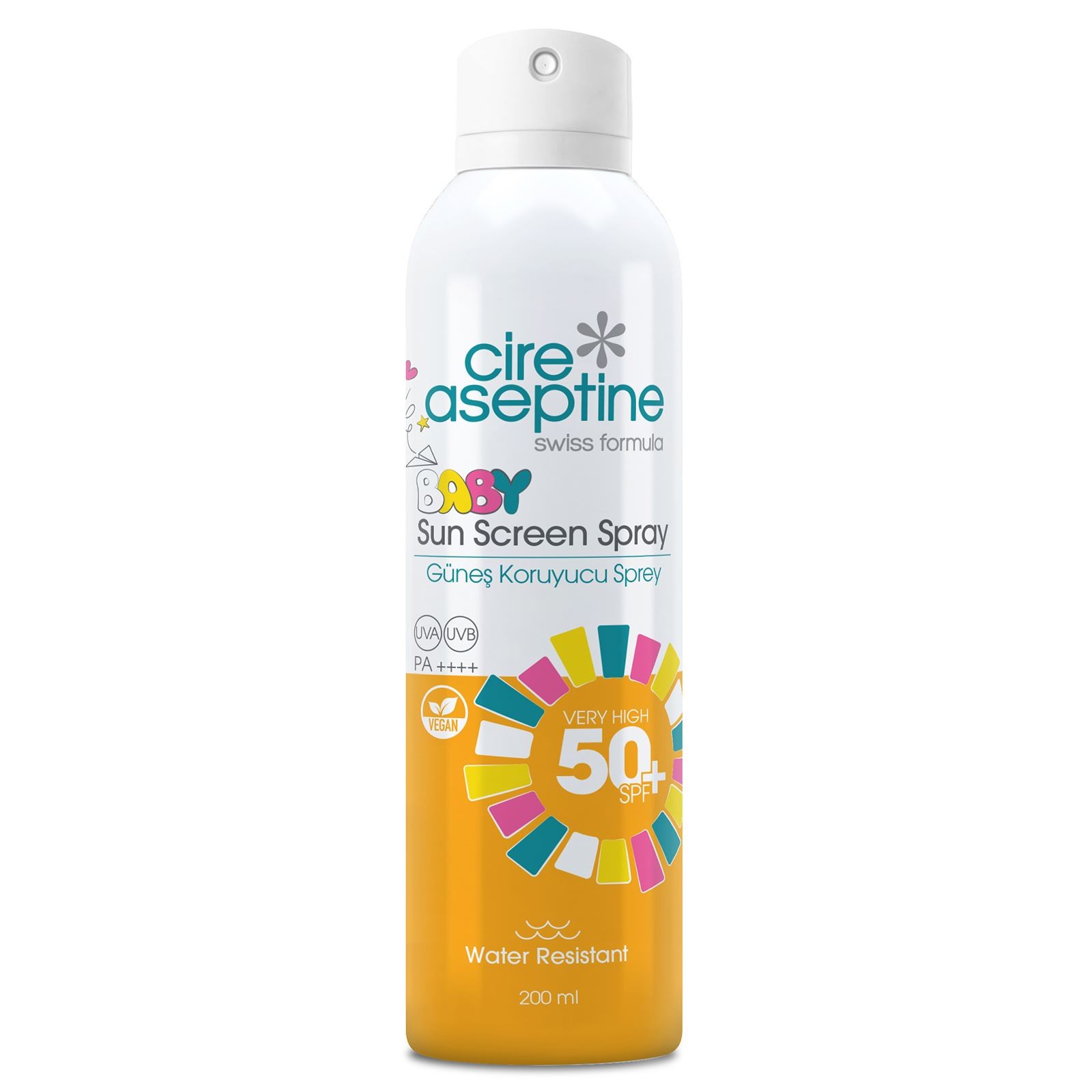 Cire Aseptine Sun Güneş Koruyucu Sprey SPF 50 Baby