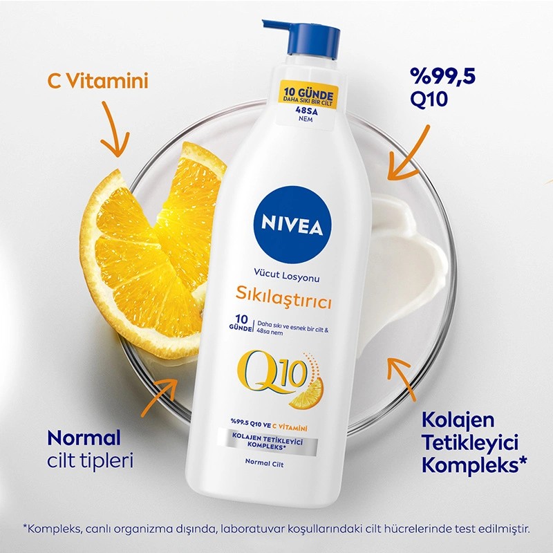 Nivea Q10 + C Vitamini Sıkılaştırıcı Vücut Losyonu 400 ml