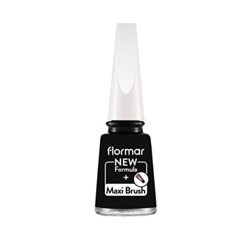 Flormar Oje Nail Enamel 313 Black Minimalism