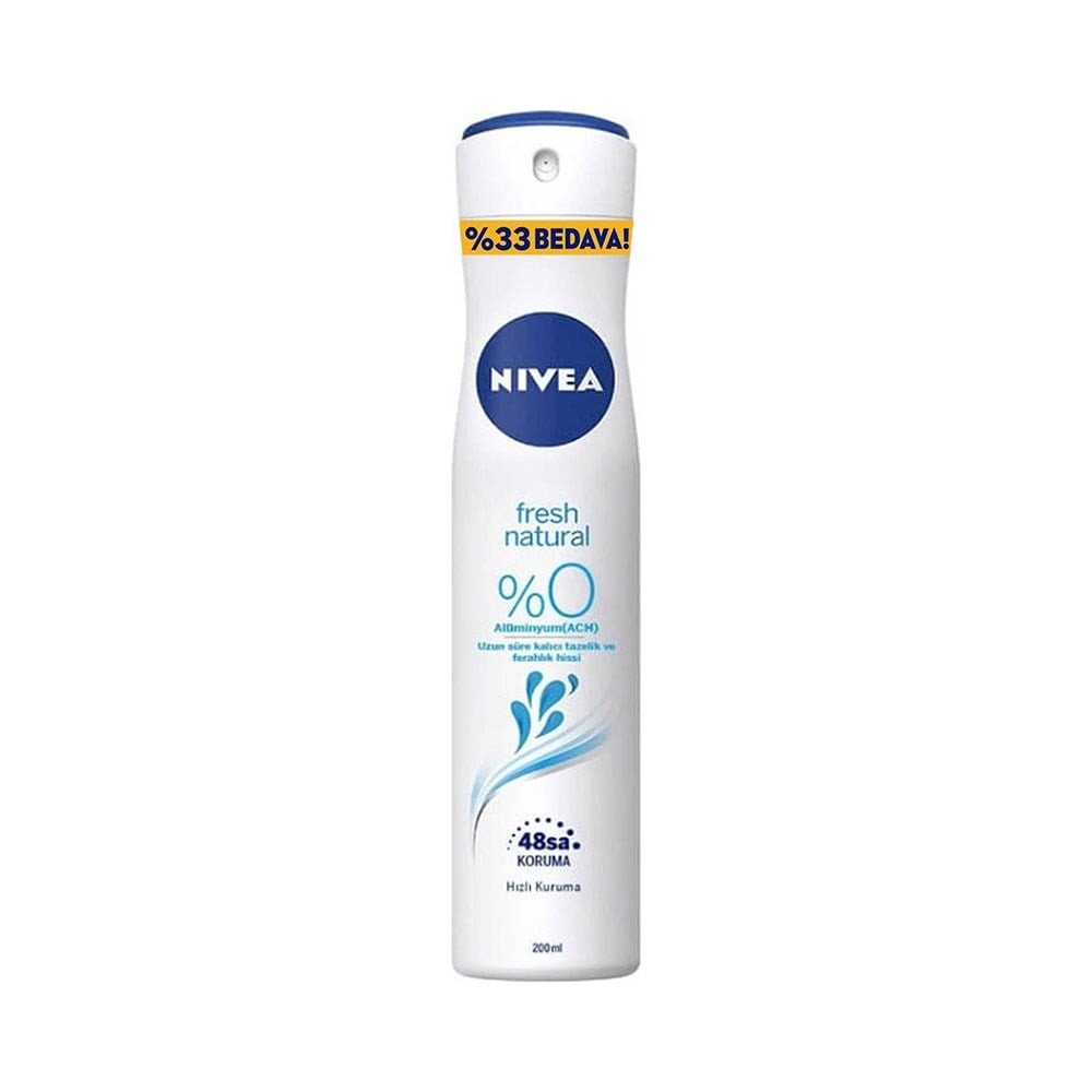 Nivea Kadın Deodorant Sprey Fresh Natural 200 ml