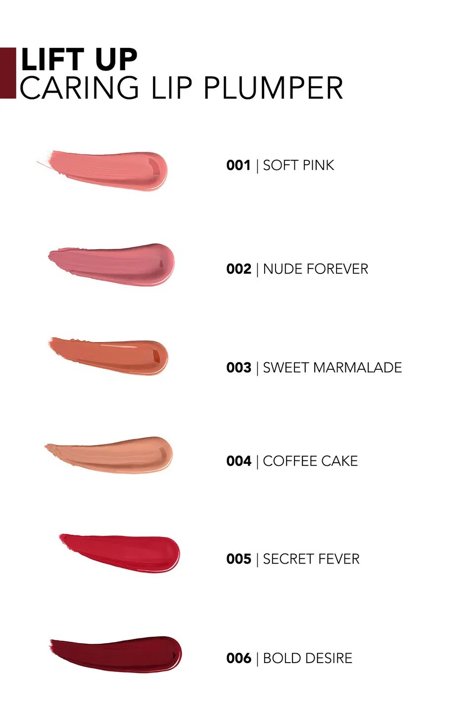 Flormar Lift Up Hyalüronik Asit Etkili Dolgun Dudak Parlatıcısı 005 Secret Fever