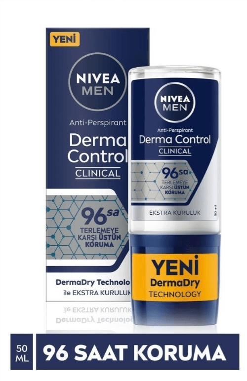 Nivea Derma Cotrol Clinical Erkek Roll- On Deodorant 50 ml