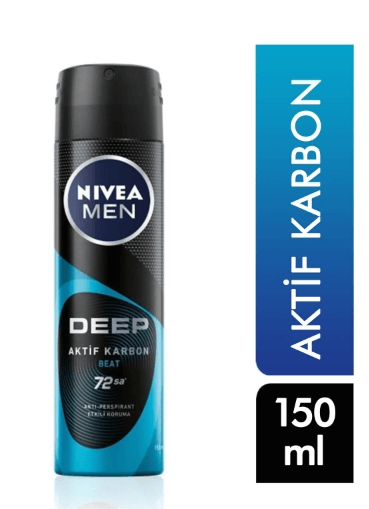 Nivea Deodorant Men Deep Beat Aktif Karbon 150 ml