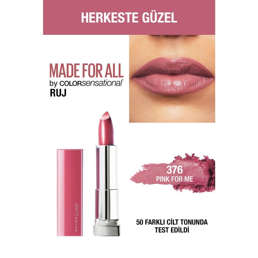 Maybelline New York Ruj Color Sensational Made For All Lipstick 376