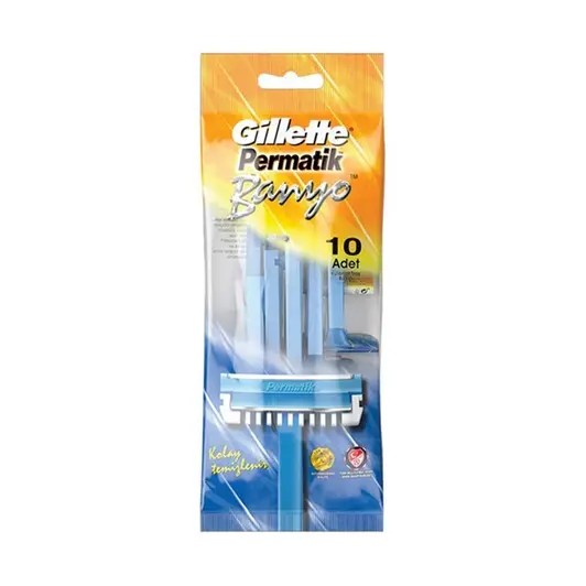 Gillette Permatik Banyo Kullan At Tıraş Bıçağı 10lu