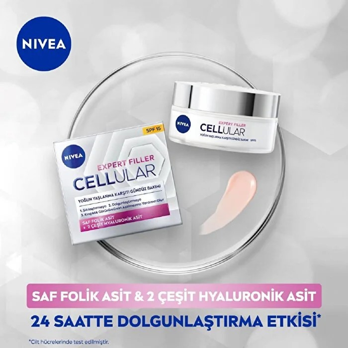 Cellular Expert Filler Yoğun Yaşlanma Karşıtı Gündüz Bakım Yüz Kremi SPF15 50 ml