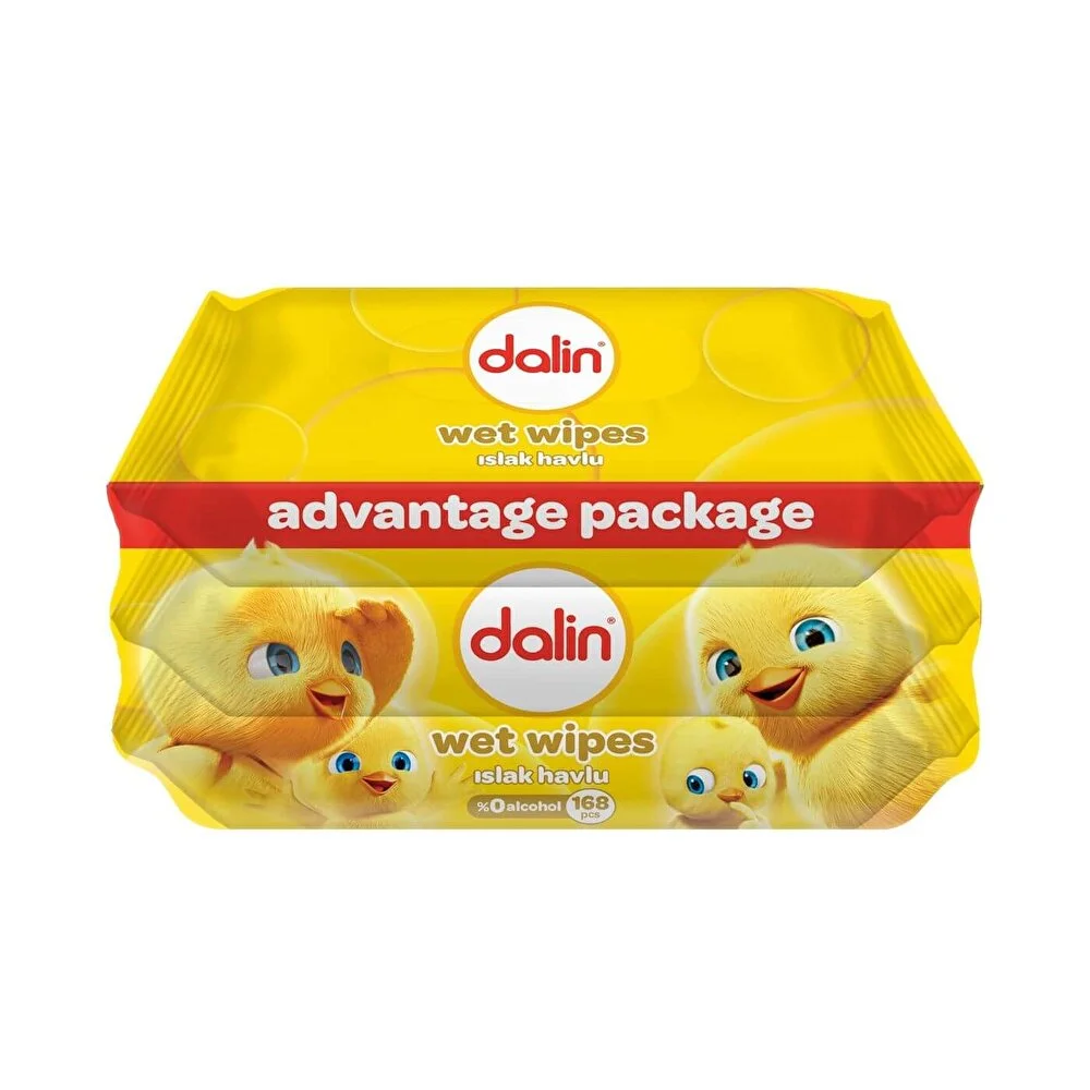 Dalin Islak Temizleme Mendili 56Li Kapaklı (3 Lü Paket)