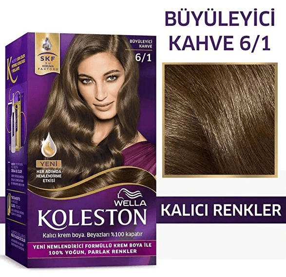 Koleston Kit Saç Boyası 6/1 Büyüleyici Kahve