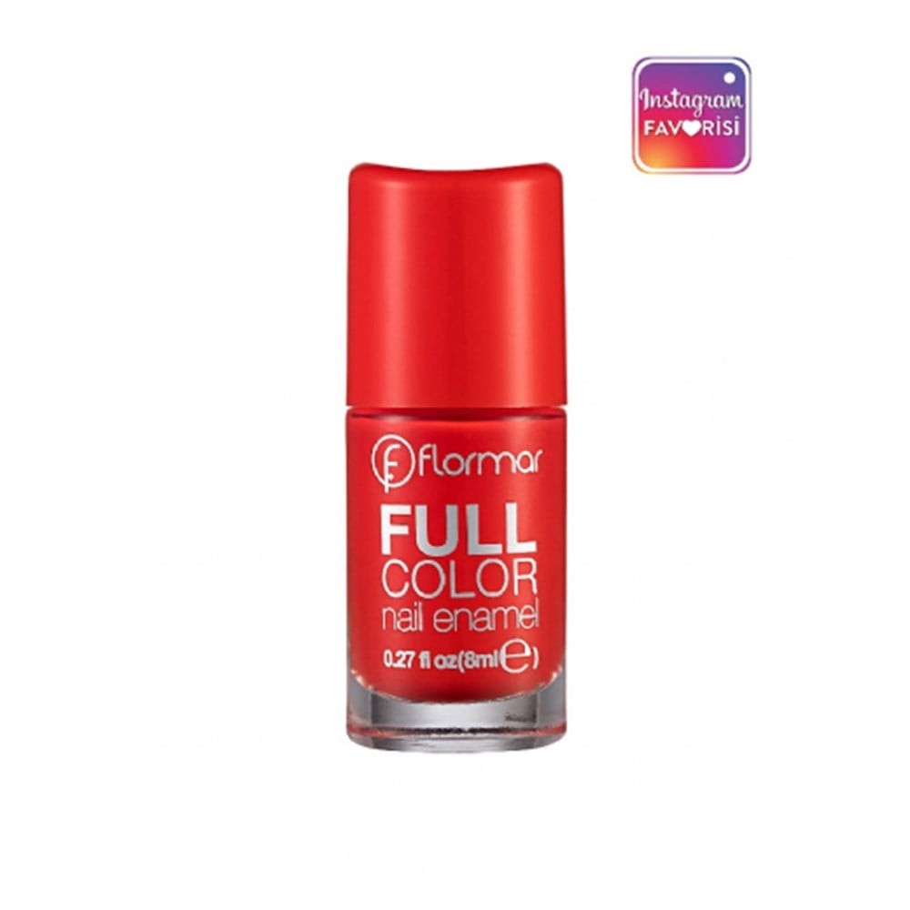 Flormar Oje Full Color Nail Enamel Fc08 Optimistic Red