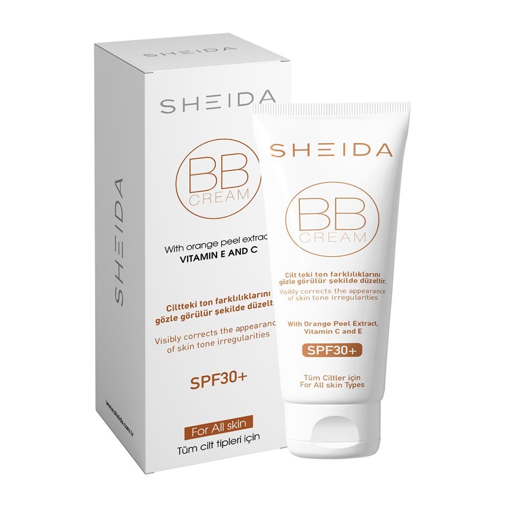 Sheida BB Cream +Spf30 Güneş Koruma Etkili Tüm Ciltler İçin 50 ml