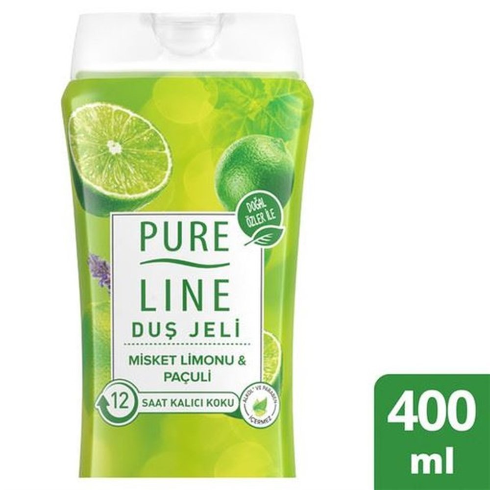 Pure Line Duş Jeli Misket Limon & Paçuli Özlü 400 ml