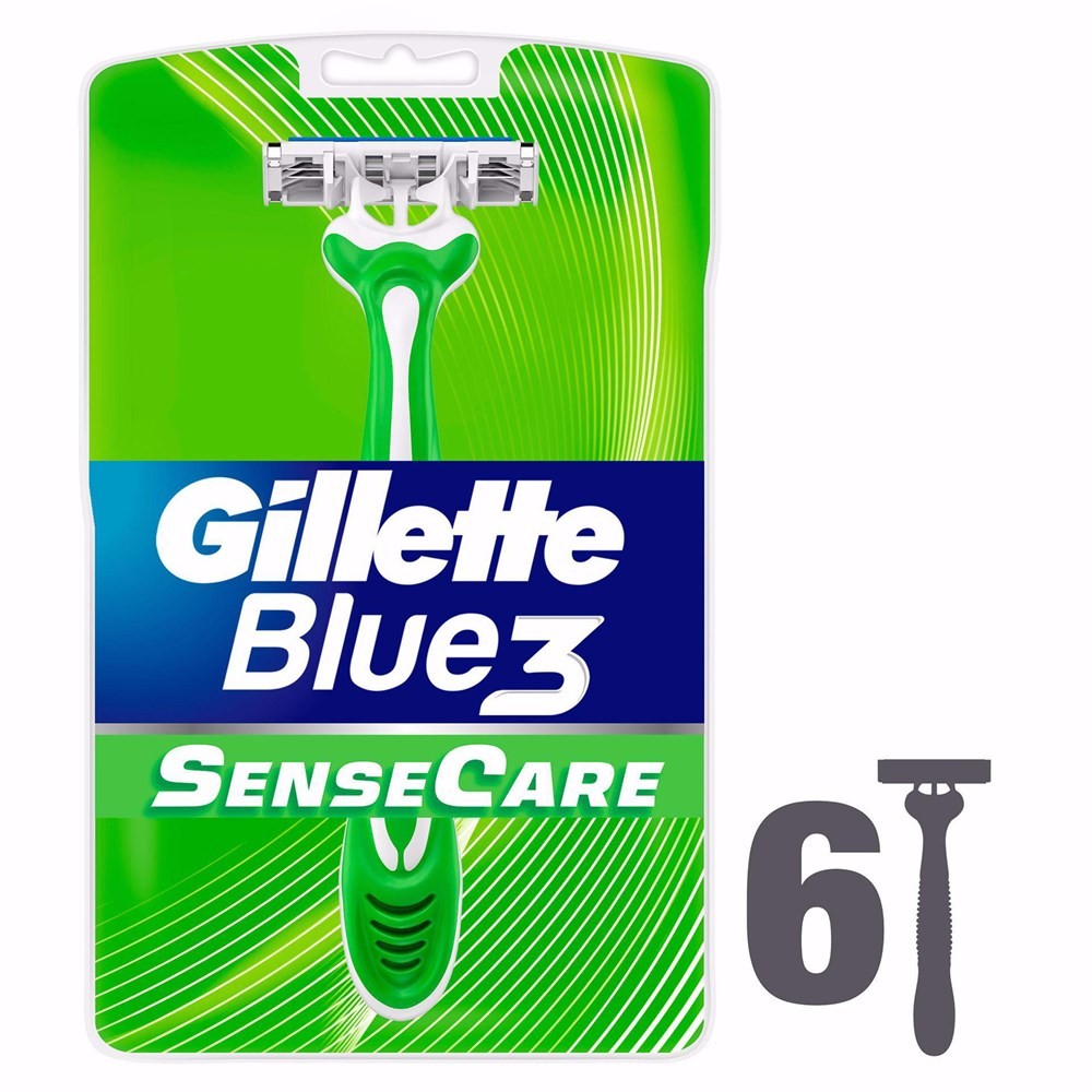 Gillette Blue 3 SenseCare 6lı