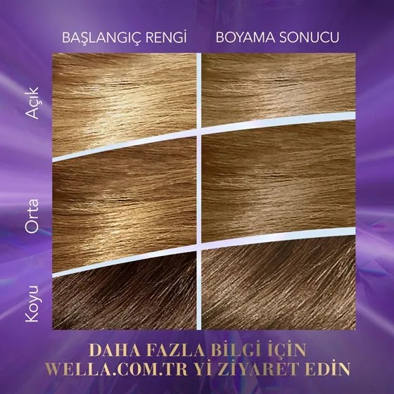 Wella Koleston Supreme Saç Boyası 8/1 Açık Küllü Kumral (Sonsuz Işıltılı Küllü Tonlar)