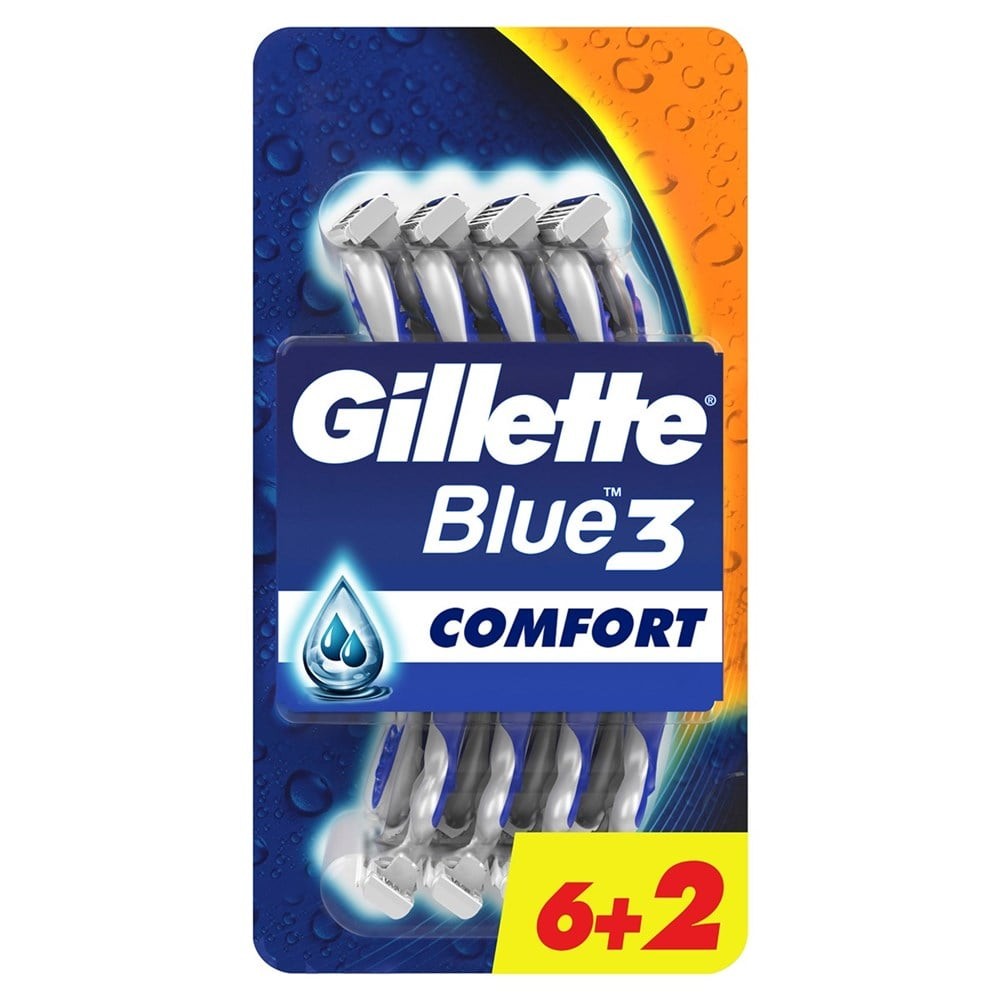 Gilette Blue3 Comfort Kullan At Tıraş Bıçağı 8li