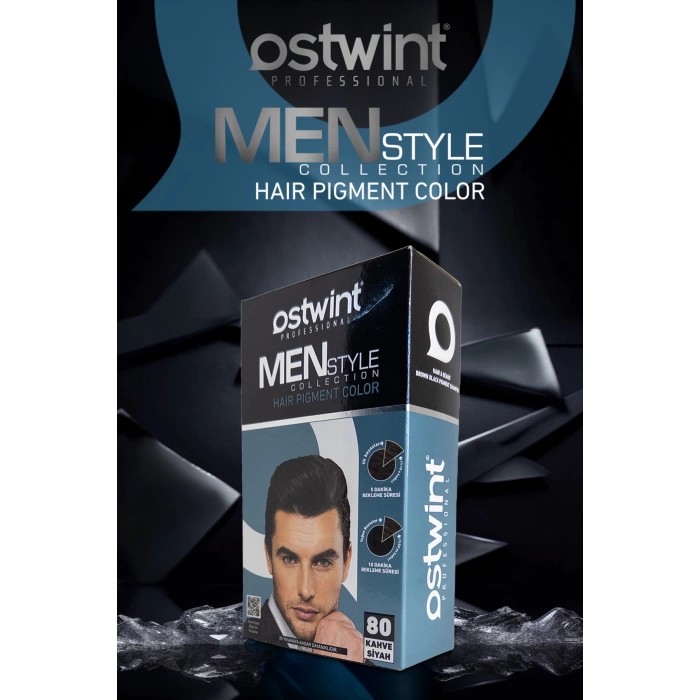 Ostwint Men Style Saç Boyası 80 Kahve Siyah