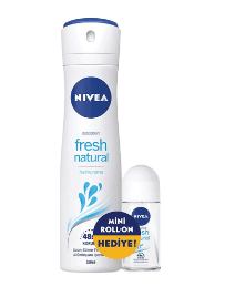 Nivea Deodorant 150 ml Fresh Natural+Rollon 25ml