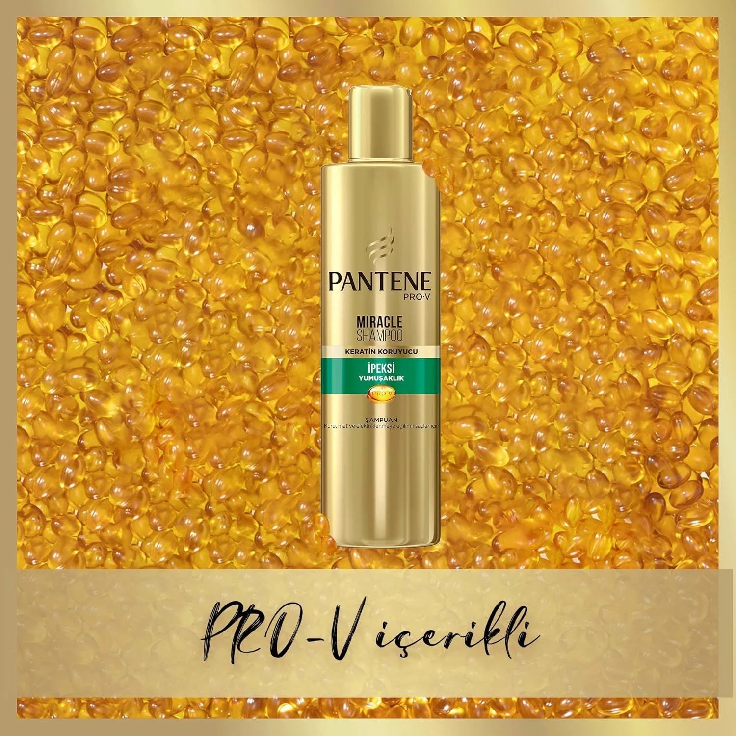 Pantene Miracle Şampuan İpeksi Yumuşaklık Keratin Koruyuculu 250 ml