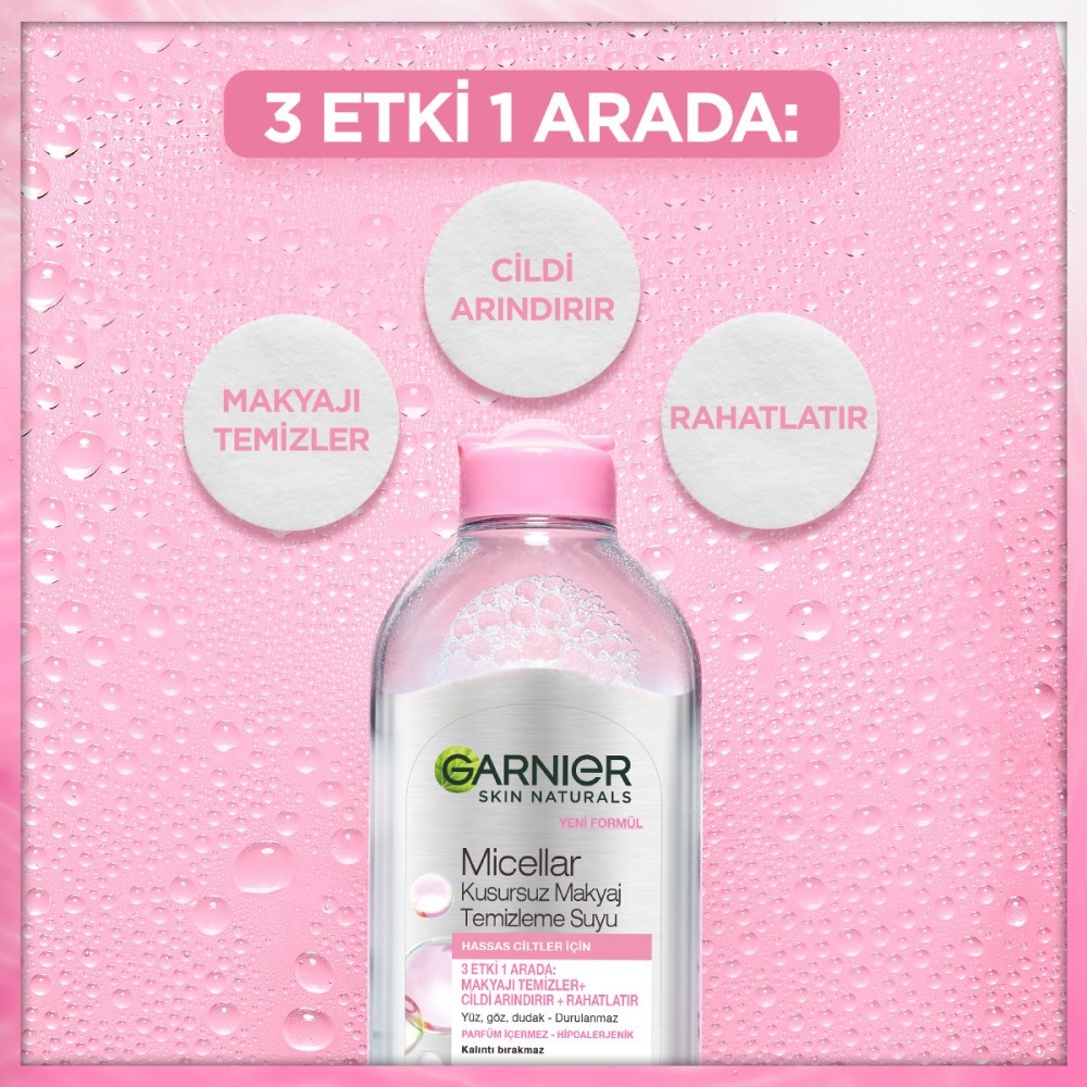 Garnier Micellar Kusursuz Makyaj Temizleme Suyu 400 Ml