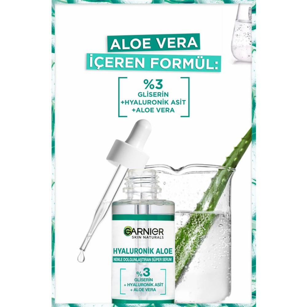 Garnier Serum Hyaluronik Aloe Vera Özlü Nemlendirme Etkili 30 ml