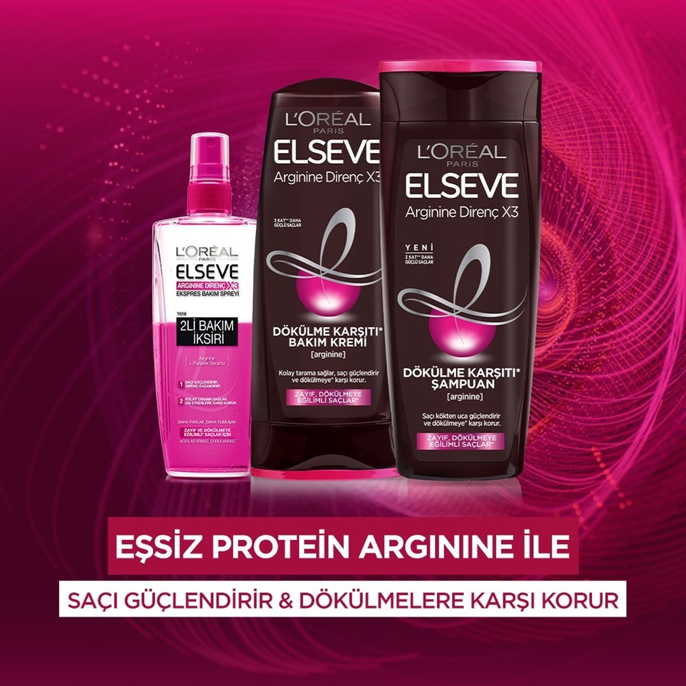 Loreal Paris Elseve Şampuan Arginine Direnç X3 Dökülme Karşıtı Etki 360 ml