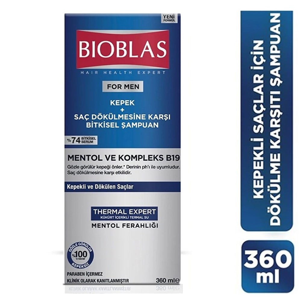 Bioblas Saç Dökülmesine ve Kepeğe Karşı Etkili Şampuan 360 ml