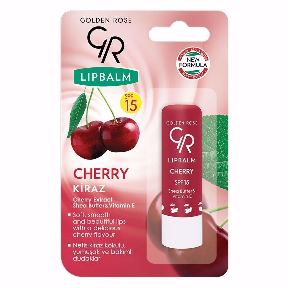 Golden Rose Dudak Balmı Kiraz Özlü +Spf15 LipBalm Cherry